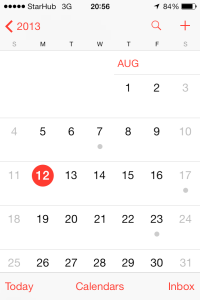 before this in beta 1, they forgot to add dots to the calendar to indicate events. i actually missed a few appointments.